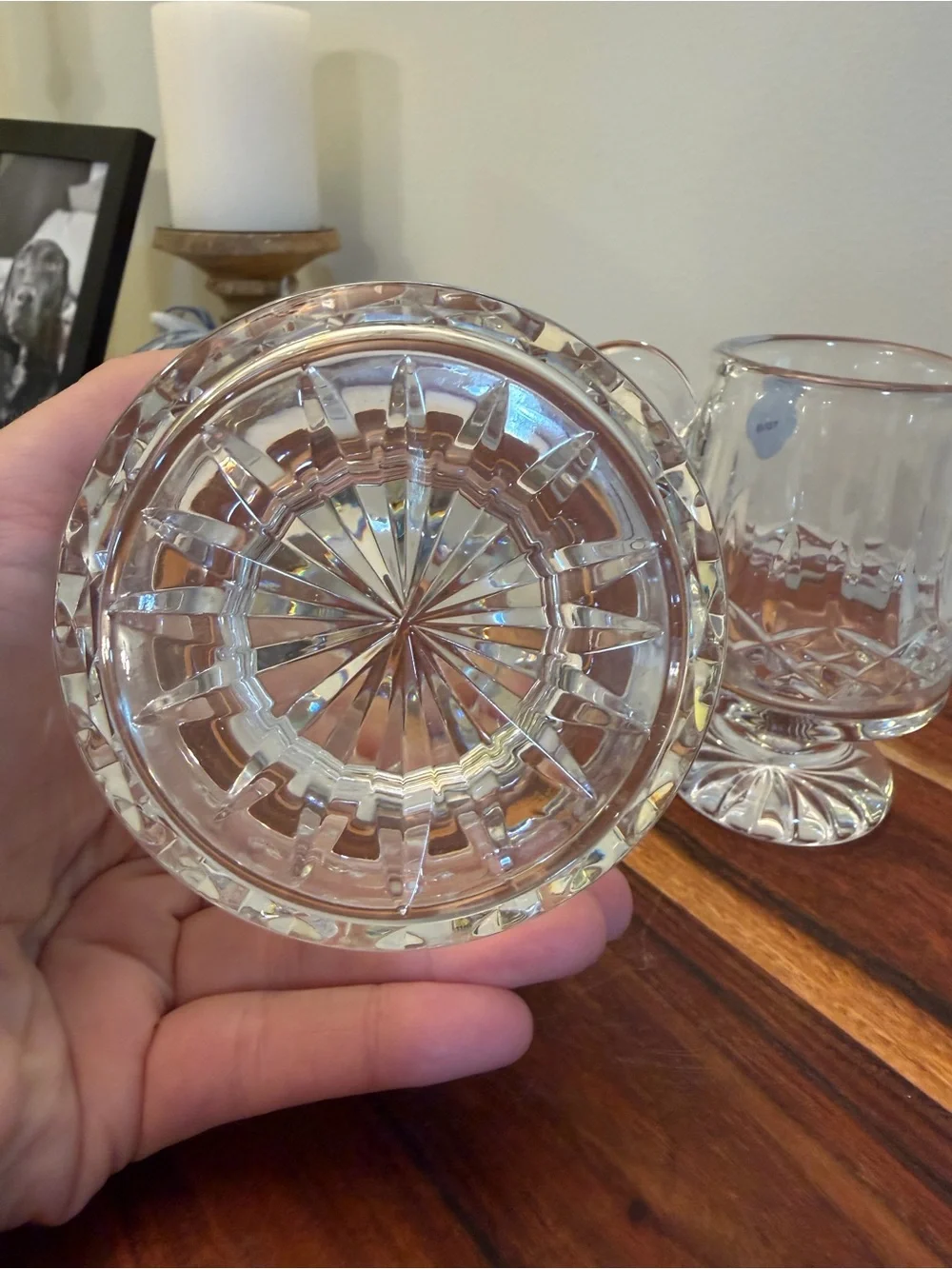 Waterford Crystal Seahorse Creamer & Sugar Bowl Set NIB Never Used